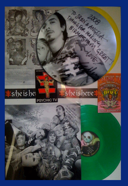 Psychic TV signed vinyl